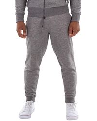 BOSS - Striped Cuff Drawstring Sweatpants - Lyst