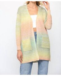 Fate - Ombre Yarn Knitted Open Cardigan - Lyst
