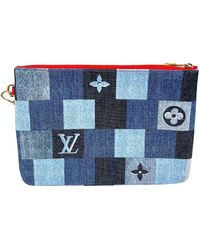 Louis Vuitton - Pochette Neverfull - Jeans Clutch Bag (pre-owned) - Lyst