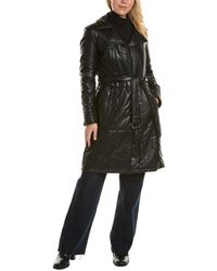Kenneth Cole - Belted Trench Coat - Lyst