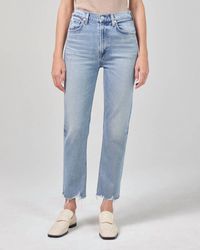 Citizens of Humanity - Daphne High Rise Straight Leg Jeans - Lyst