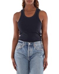 Agolde - Poppy Organic Cotton-Blended Tank - Lyst