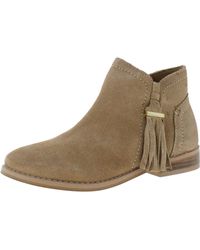 Jack Rogers - Claire Tassel Leather Flat Ankle Boots - Lyst