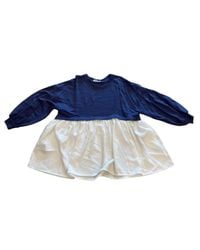 Bucketlist - Mix Media Sweatshirt Dress - Lyst