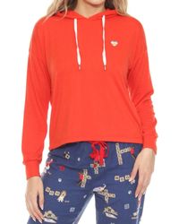 Pj Salvage - Retro Heart Long Sleeve Hoodie - Lyst