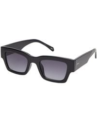 Fossil Rectangle Sunglasses in Blue | Lyst