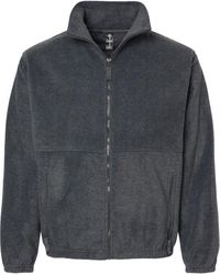 Burnside - Polar Fleece Full-Zip Jacket - Lyst