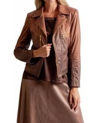 Insight - Shades Vegan Leather Moto Jacket - Lyst