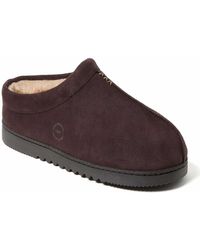 Dearfoams - Dean Genuine Suede Clog House Shoe Slipper - Lyst