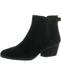 Blondo - Suede Stacked Heel Ankle Boots - Lyst