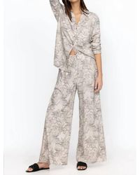 Johnny Was - Etched Floral Wide Leg Pant - Lyst
