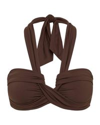 Seafolly - Halter Bandeau Bikini Top - Lyst