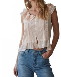 By Together - Ruffle Collar Top - Lyst