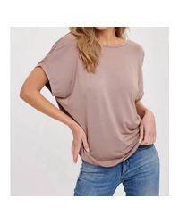 Bluivy - Twisted Back With T-Strap Jersey Top - Lyst