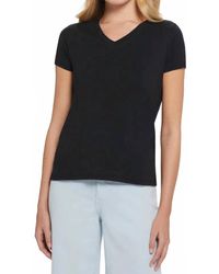 Goldie - Short Sleeve Organic Boy V-Neck Tee - Lyst