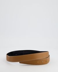 Hermès - Hermès Reversible Belt With Swift And Gold Togo Leather - Lyst