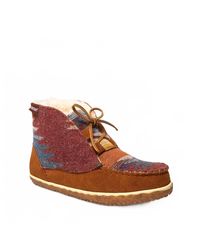 Minnetonka - Torrey Laceup Booties - Lyst