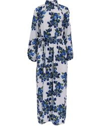 Emilia Wickstead - Elanda Crepe Georgette Maxi Dress - Lyst