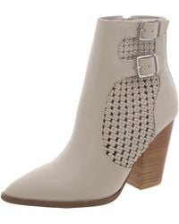 Steve Madden - Liz Leather Pointed Toe Ankle Boots - Lyst
