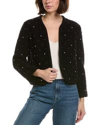 FRAME - Frame The Embellished Wool-Blend Jacket - Lyst