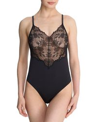 Natori - Chantilly Lace Teddy - Lyst