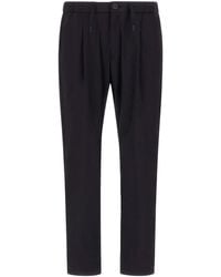 Herno - Tailored Trousers With Button Closure - Lyst