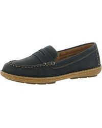Born - Nerina Leather Slip On Loafers - Lyst