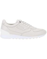 Bally - Gismo 6239589 Dusty Calf Plain Leather Sneakers - Lyst