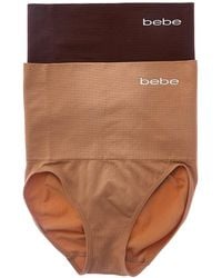 Bebe - 2Pk High-Waist Seamless Shaping Brief - Lyst