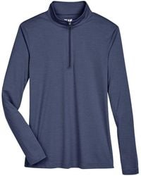 Team 365 - Zone Sonic Heather Performance Quarter-Zip Pullover - Lyst