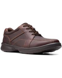 Clarks - Bradley Walk Leather Round Toe Casual And Fashion Sneakers - Lyst