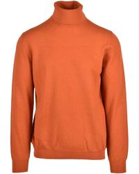 Alpha Studio - High-Neck Cashmere Turtleneck Sweater - Lyst