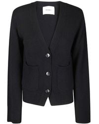 Lisa Yang - Knitted Cashmere Cardigan With V-Neck And Button Closure - Lyst