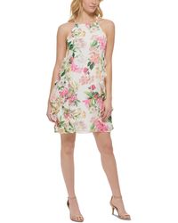 Vince Camuto - Petites Ruffled Mini Cocktail And Party Dress - Lyst