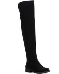 Sun & Stone - Allicce Faux Leather Tall Over-the-knee Boots - Lyst