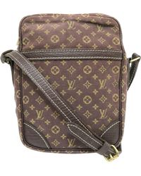 Danube leather crossbody bag Louis Vuitton Brown in Leather - 27638215