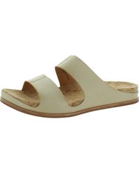 Kork-Ease - Tutsi Dual Band Faux Leather Open Toe Slide Sandals - Lyst