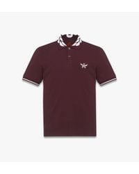 MCM - Laurel Logo Piqué Polo - Lyst