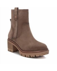 Xti - Carmela Suede Booties - Lyst