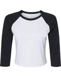 Bella Canvas - Micro Rib 3/4 Raglan Sleeve Baby Tee - Lyst