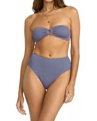 Billabong - Summer Hi Stripe Hi Maui Bikini Bottom - Lyst