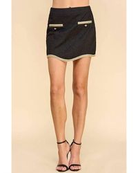 TCEC - Trim High Waisted Skirt - Lyst