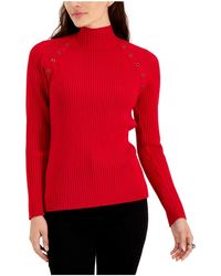 Fever - Ribbed Knit Holiday Pullover Sweater - Lyst