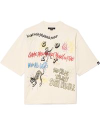 Cult Of Individuality - Oversized Short Sleeve Crew Neck Tee "Graffiti" 260 Grams - Lyst