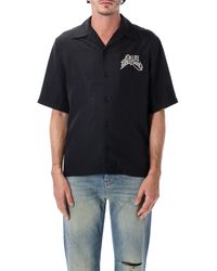 Amiri - Short-Sleeve Button-Up Shirt With Graphic Detail - Lyst