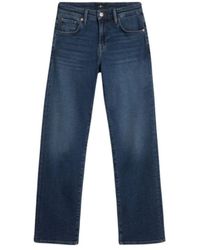 7 For All Mankind - Calie Straight Cisco Luxe Vintage Jeans - Lyst