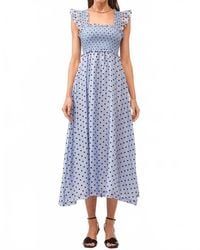 SOFIA The Label - Jacquelyn Midi Dress - Lyst