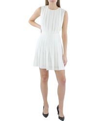 BCBGMAXAZRIA - Pleated Mini Cocktail And Party Dress - Lyst
