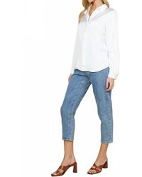 Skies Are Blue - Classic Long Sleeve Recycled Blouse - Lyst