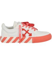 Off-White c/o Virgil Abloh Arrow Low-top Neon Canvas Sneakers in Pink